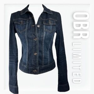 OBR Limited Dark Wash Jean Jacket sz XS